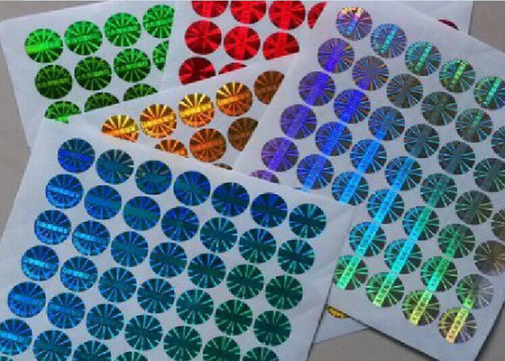 Etiquetas holográficas personalizadas 3D invioláveis ​​para embalagem de caixa de etiqueta de frasco
