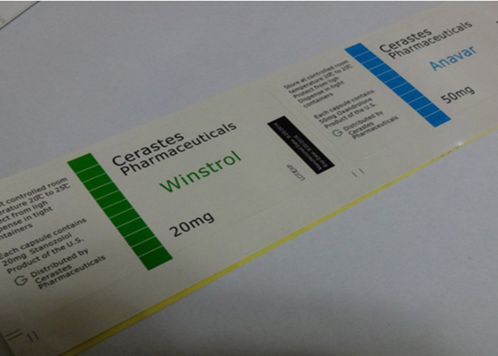Da impressão a cores completa de vidro das etiquetas da etiqueta da medicamentação do tubo de ensaio dos eviales vário tamanho