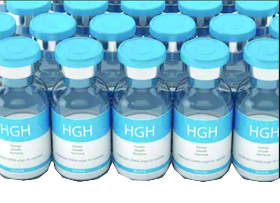 Rótulos de frasco de hormônio de crescimento HG, adesivos de rótulo de medicamento com PVC branco