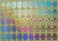 Etiqueta do holograma da segurança da cor do arco-íris, etiquetas feitas sob encomenda dos decalques do vinil