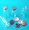 Os tubos de ensaio de vidro pequenos de 10 Ml/garrafas de vidro do conta-gotas com conta-gotas lançam fora dos selos