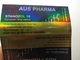 Etiquetas de frasco de vidro de cor holográfica dourada Etiquetas de frasco de farmácia de design Aus Pharma