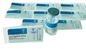 O laboratório de Pharma descasca fora a impressão metálica da etiqueta da garrafa da medicina para tubos de ensaio da injeção