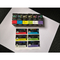 Teste de cores Pantone Propionato 100 rótulos de frascos com caixas combinadas