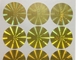 Etiquetas holográficas do círculo do laser para 10ml Vial Box Sealing