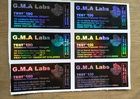 A etiqueta preta DECA/da garrafa da medicina dos laboratórios da GMA TESTA o laser Vial Stickers de E 300