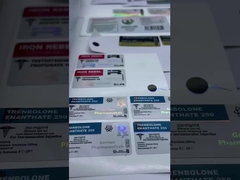 Rótulo de frasco de receita multicolorido Matte laminating gold foil Paper Material