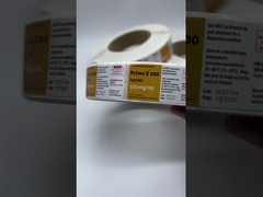 Anavar Oxandrolona comprimidos orais rótulos resistente à água rótulos de papel de tamanho personalizado