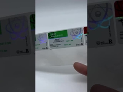 Teste de acabamento brilhante/matte E 250 Farmacêuticos 10 ml Garrafa de vidro Holograma de rótulo personalizado conforme necessário