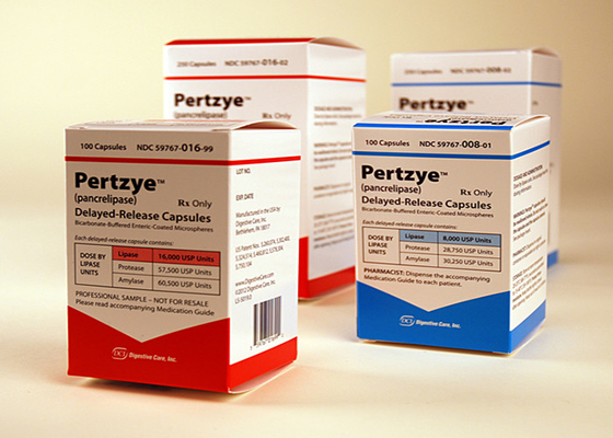 Caixa impressa do empacotamento farmacêutico da medicina da cápsula para o empacotamento da vitamina