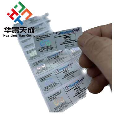 HCG Vial Labels With Your Own Design Self Adhesive Labels