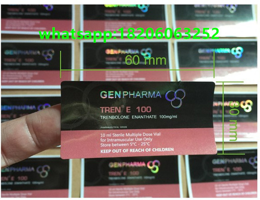 Serviço gratuito de design do Adobe Illustrator Autocolante de frasco personalizado de 10 ml para pequenas empresas Autocolantes Holográficos