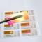 Vidro de Vial Labels Customized Design For 10ml do ANIMAL DE ESTIMAÇÃO do laser do holograma