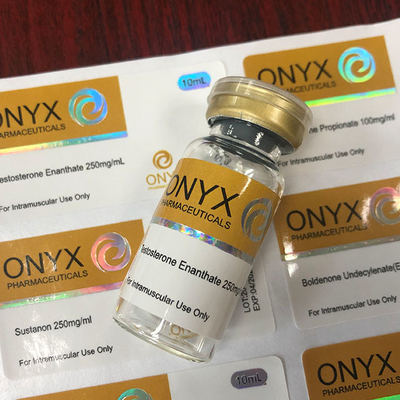 NANO LAB PHARMA Etiquetas de garrafas pequenas Impressão de etiquetas de frascos de 10 ml Para frascos de vidro Design personalizado