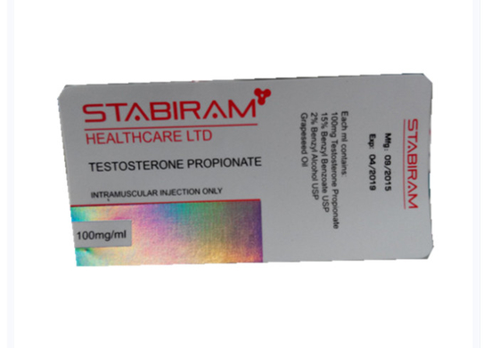 Etiquetas de laboratório fabricante etiquetas de frasco de vidro para o propionato de testosterona etiquetas de garrafa de 10 ml