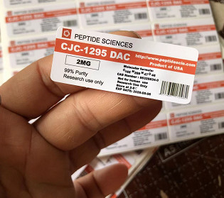 Peptídeo HcG HG H Etiquetas do frasco de injecção Impressão do frasco de 2 ml e da ampola de 1 ml