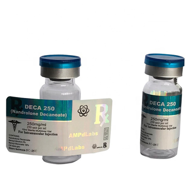 2ml / 5ml / 15ml / 20ml 10ml Vial Etiquetas Laser Custom Holograma etiquetas de frasco de vidro