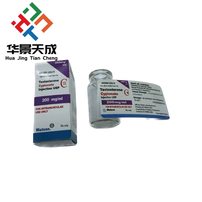 Pequenos rótulos farmacêuticos e impressão de caixas de papelão para frascos de injecção estéreis Deca / Enantato