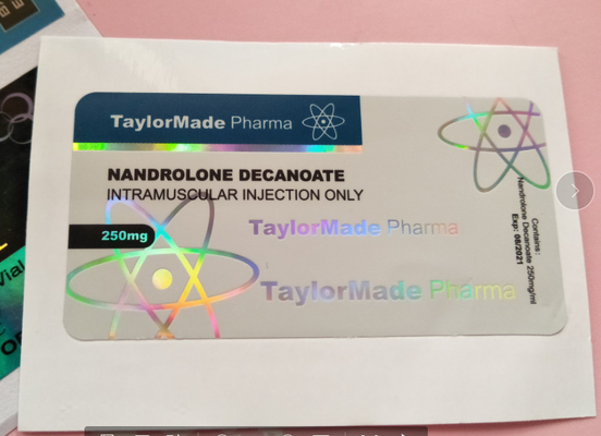 Anti- Falsificação Laser Holográfico Vial de Injecção Utilização Etiquetas Impressas 10 ml Etiquetas do Vial
