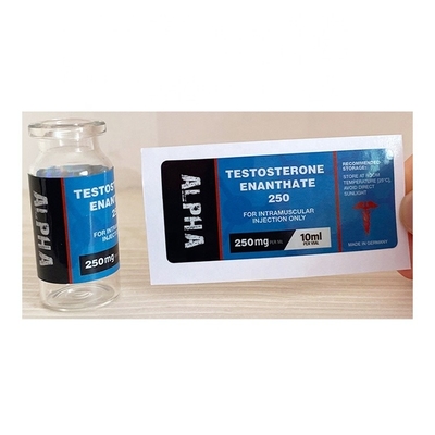 Deca 250 mg Farmacêutico Injeção Medicamento Vial de vidro Etiquetas 25x60mm Laser Hologram Material