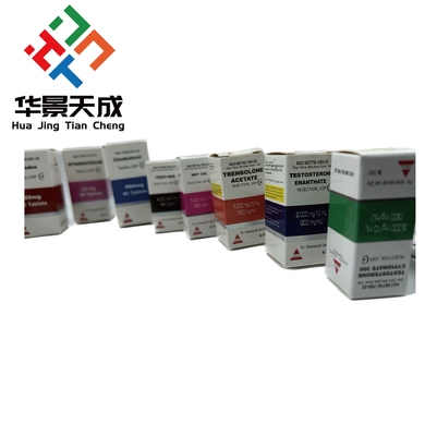 300 g Embalagens de papel Farmacêuticos Violos de vidro Caixa de culturismo Impressão de rótulos 10 ml Caixas