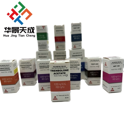 300 g Embalagens de papel Farmacêuticos Violos de vidro Caixa de culturismo Impressão de rótulos 10 ml Caixas