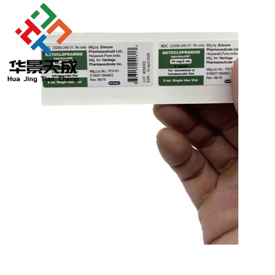 PVC 2 ml frasco de peptídeo Rótulos de semaglutida Bpc 157 Adesivo à prova d' água