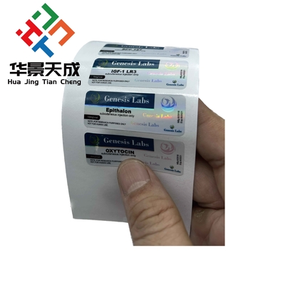 Etiquetas personalizáveis de frascos de vidro para frascos de 3 ml de óleo injetável de peptídeos de tirzepatida