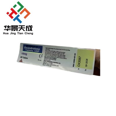 MK677 Ibutamoren Esteroide Comprimidos Oral Comprimidos de Papel Etiquetas Personalizadas Forma Quadrada