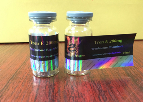 Tren E 200 Laser Holograma PET Esteroide Injeção 10 ml Etiquetas do frasco