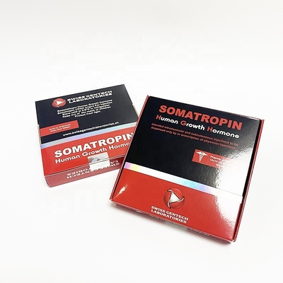 Forma quadrada PET plástico 2ml estéril de injecção de Peptido garrafa rótulos acabamento brilhante Eco-friendly Para bpc