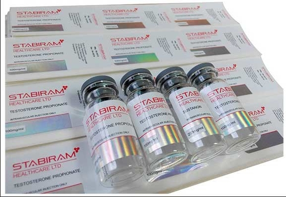 Etiquetas de frascos de 10 ml em dose múltipla Impressão UV para recipientes de vidro Nan Drolone Decanoate