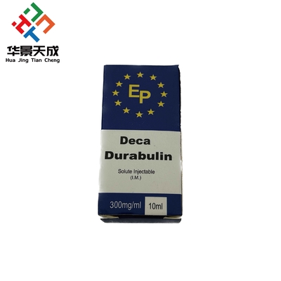Caixas de frascos de 10 ml personalizáveis Papel de acabamento brilhante para embalagem de frascos de esteróides