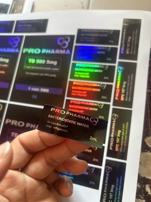 Mounjaro 3 ml Peptide Botão Etiquetas Com Laser Hologram Materail