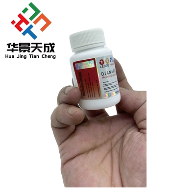 Methandrostendlone 10 mg 100 comprimidos Holograma etiquetas personalizadas de frascos de pílulas