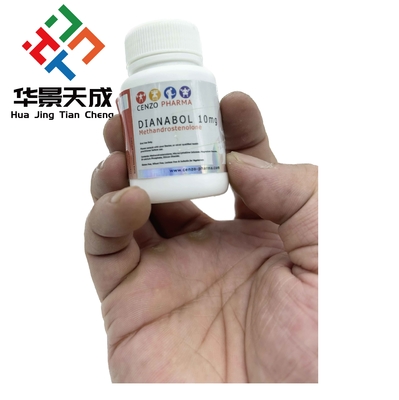 Methandrostendlone 10 mg 100 comprimidos Holograma etiquetas personalizadas de frascos de pílulas