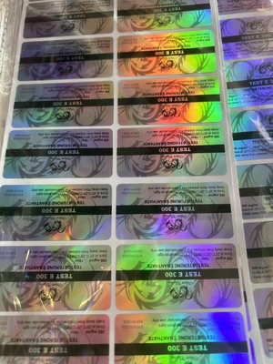 Etiquetas de óleo adesivo de injecção personalizadas para produtos esteróides EQ 200 com material de PVC