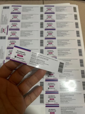 Anadrol comprimidos orais Etiquetas Papel/ PET/ PVC Material para garrafas de plástico de 50 mg