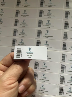 Adesivo peptídico de timosina alfa-1 2 ml Etiquetas de frasco auto- adesivo de peptídeo