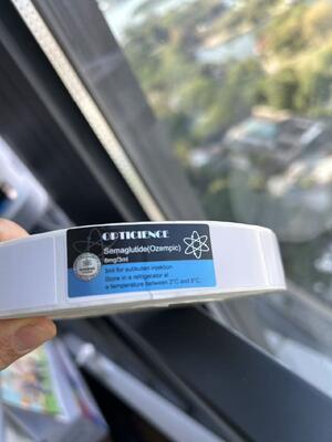 Sus 250 10ml Glass Vial Labels 