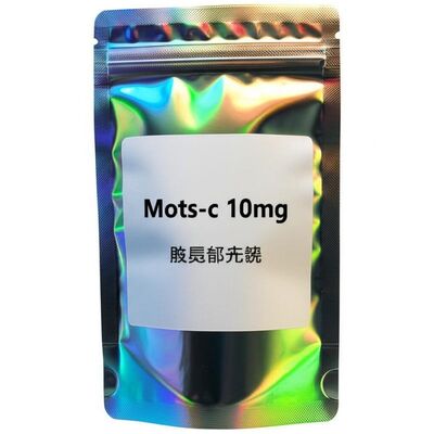 Rótulos de sacos Mots-c 10mg com PET laser holográfico