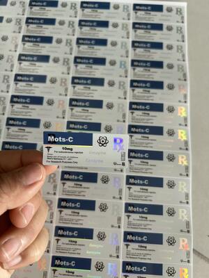 Motcs-10 mg 3 ml Etiquetas dos frascos pequenos