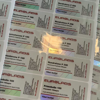 Primobolan 100 mg/ mg para injecção intramuscular 10 ml Etiquetas dos frascos