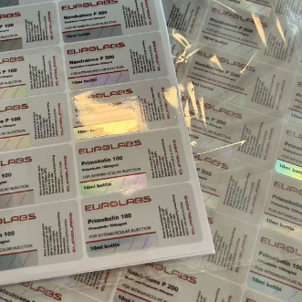 Primobolan 100 mg/ mg para injecção intramuscular 10 ml Etiquetas dos frascos