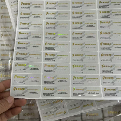 Tamanhos personalizados Caixa de frasco para 10 frascos de peptídeo com acabamento brilhante e impermeável 3 ml de pó seco
