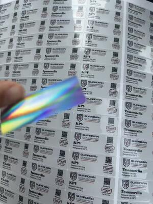 Etiquetas autoadhesivas de PVC para viales de péptidos Glow 70mg