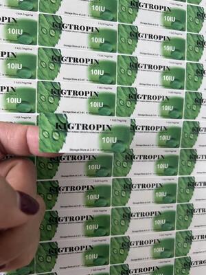 Etiquetas personalizadas à prova d'água de PVC H gh 100iu