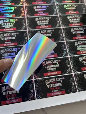 Rótulos de frasco plástico de 30 cápsulas L-GLUTANIKE 5000mg