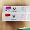 Etiquetas adesivas à prova d'água com holograma recortado para medicamentos