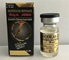 teste Undeconoate 250 mg rótulos de frasco de vidro com logotipo dourado estampado